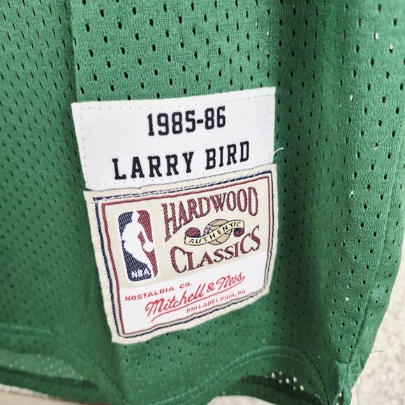 Authentic Mitchell & Ness Larry Bird 1985-1986 Boston Celtics Jersey Sz. XL/48 - Picture 5 of 11